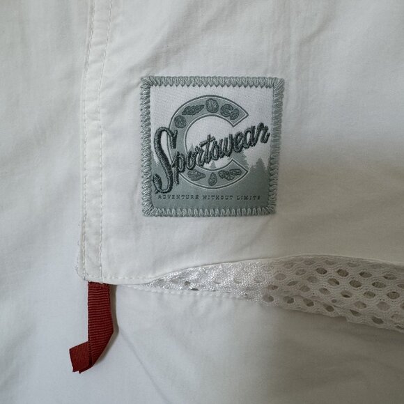 Columbia Mens Cove Beach Windbreaker Relaxed Fit White NWT Large - Picture 7 of 10